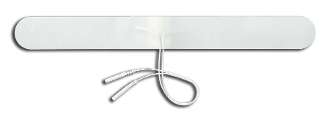 Long White Foam Backed Electrode - 1.5" x 13.5" - KWF1315-TP