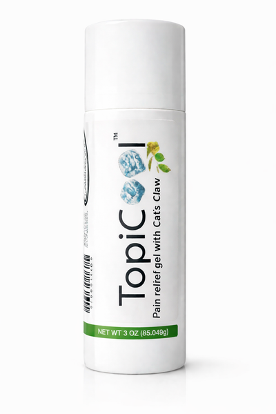 TopiCool™ with Cat’s ClawPain Relief Gel, 3oz Roll On