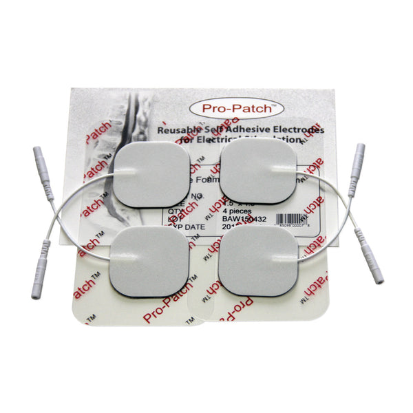 White Foam Backed Electrodes - 1.5"x1.5" by ProMed - ProM-010