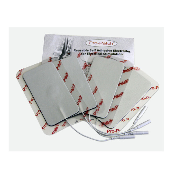 White Foam Backed Electrodes - 2"x4" by ProMed - ProM-030