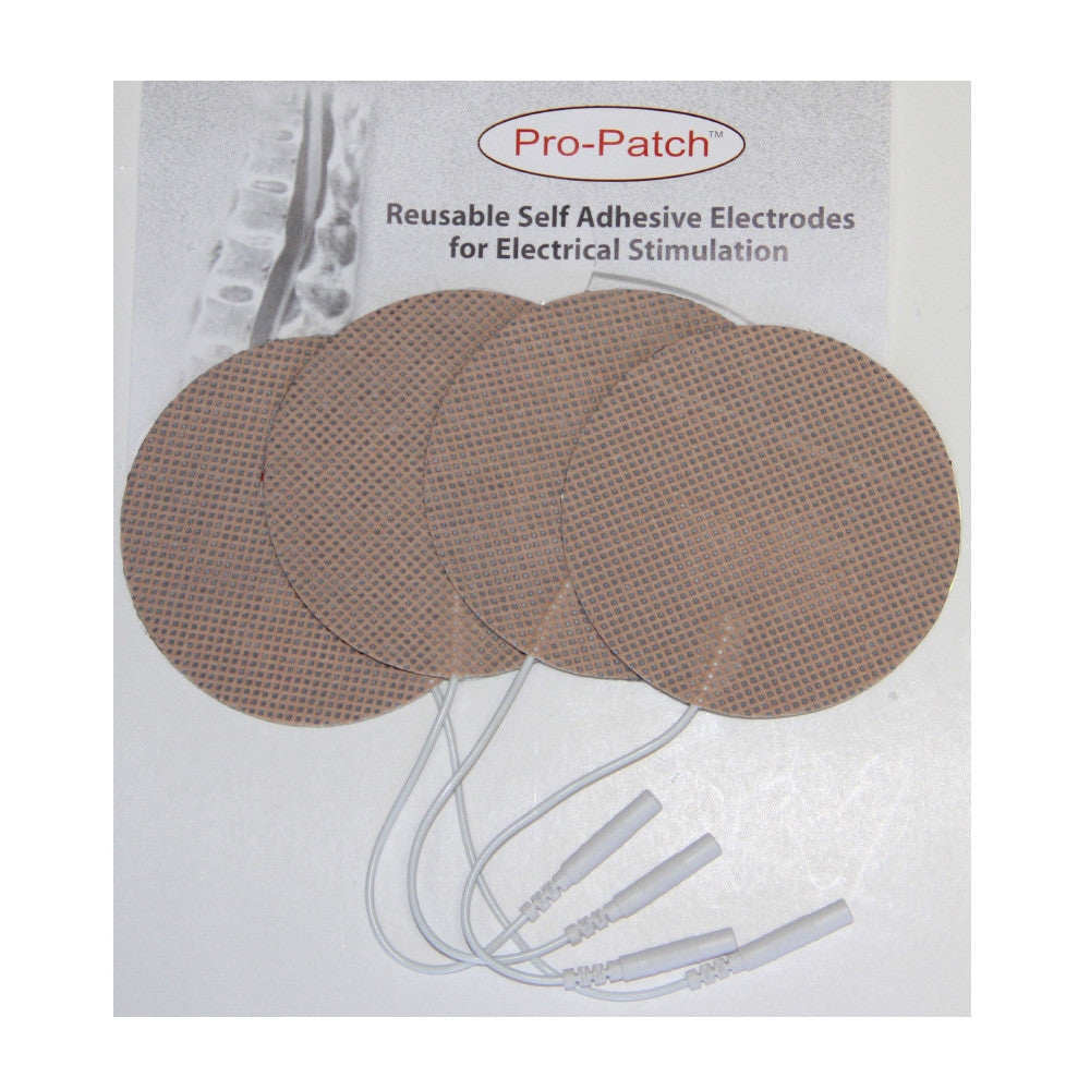 Tan Cloth Backed Electrodes - 3" by ProMed - ProM-033